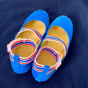 Blue elegant shoes size 9 and 13 for girls used